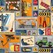Let's Get Building - Construction Equipment Multi Cotton Fabric by the Yard